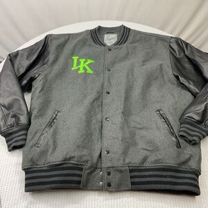 Springfield Gray Jacket with Striped Collar